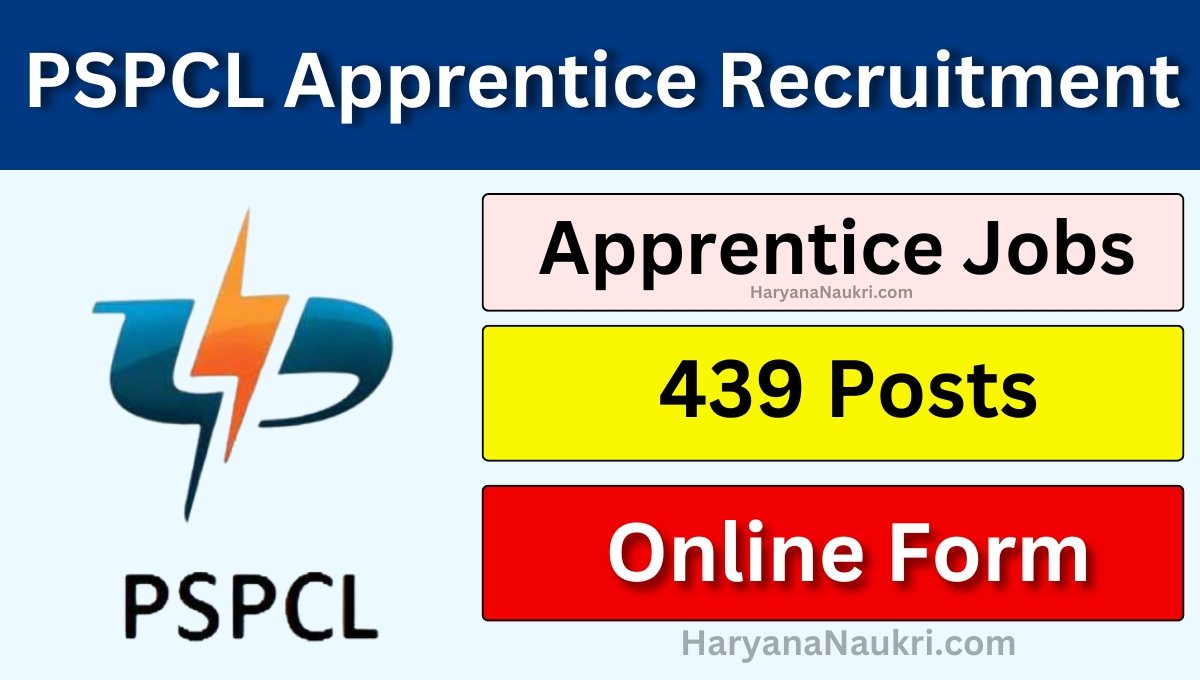 PSPCL Apprentice Recruitment 2024 Notification, Apply Online