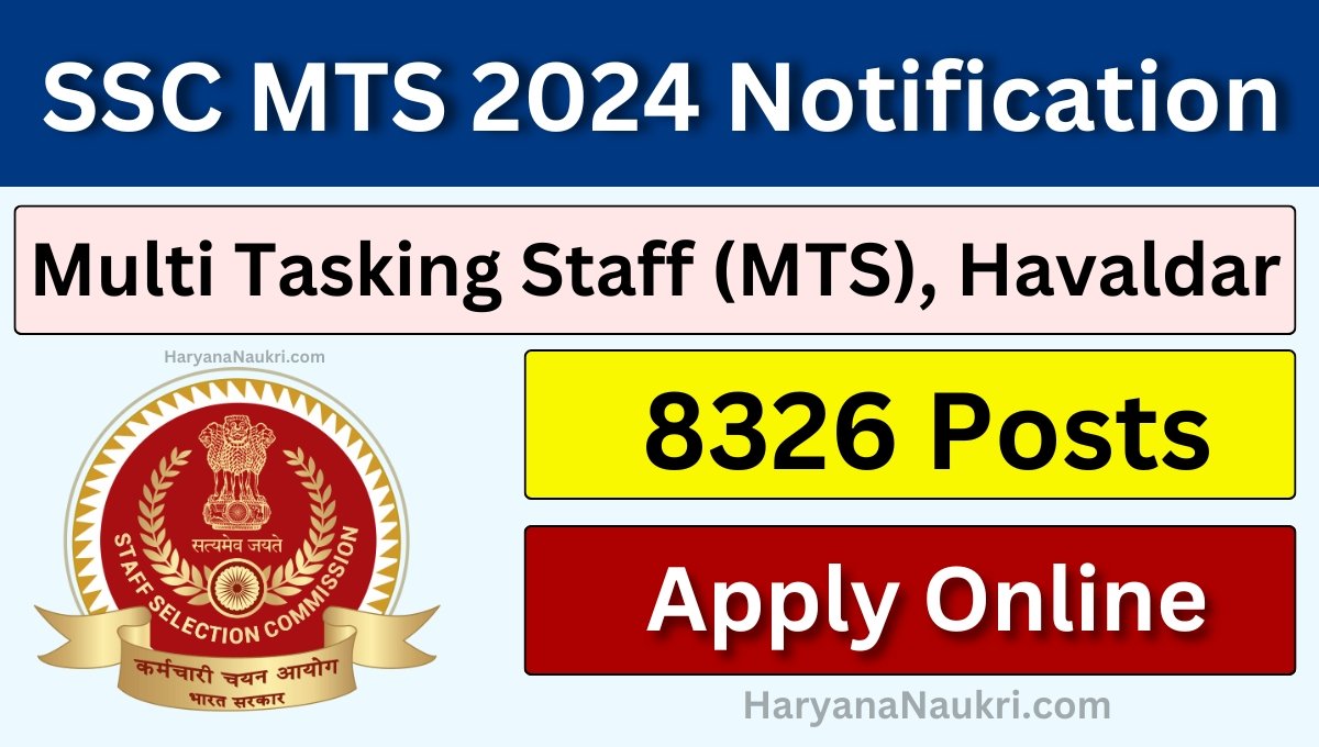 SSC MTS 2024 Notification